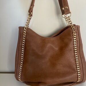 Brown hobo bag